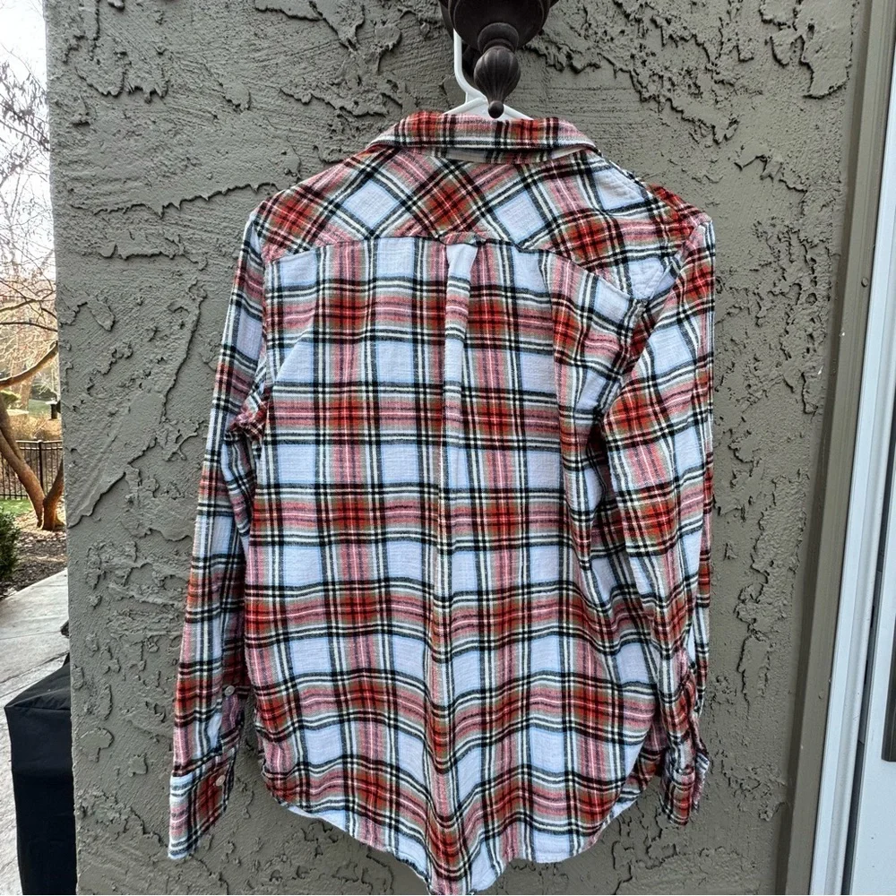 J. Crew Cotton flannel Women’s Button Up Top